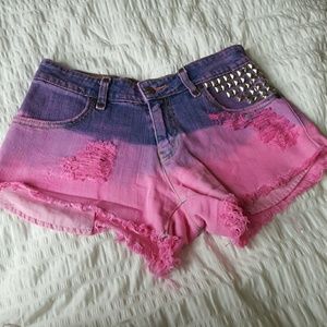 Ombre Levi's shorts